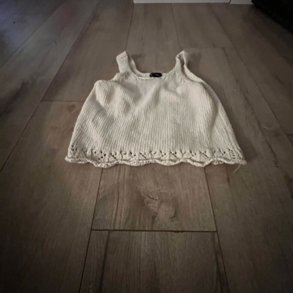 Art Class Cream Kids Tank Top
